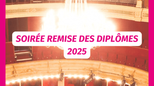 Soirée Remise des Diplômes 2025 : une célébration d'exception au Théâtre de Chartres